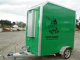 Single Shower Trailer with toilet